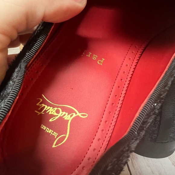 Christian Louboutin Dandy Chick Loafer Black Sz 40 / 7 - Picture 9 of 10